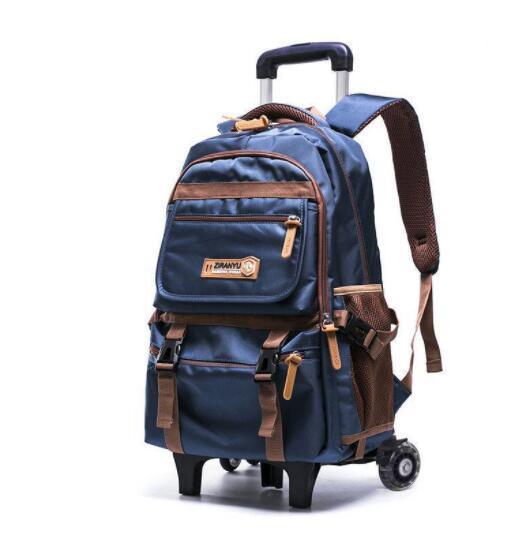 Fashion And Simple Children's Trolley School Backpack - RUBASO