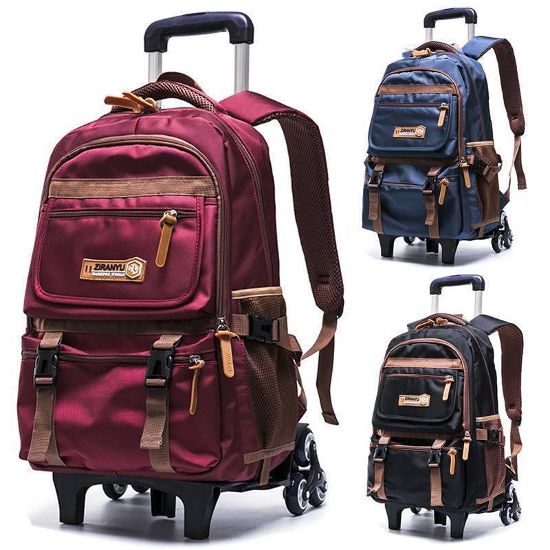 Fashion And Simple Children's Trolley School Backpack - RUBASO