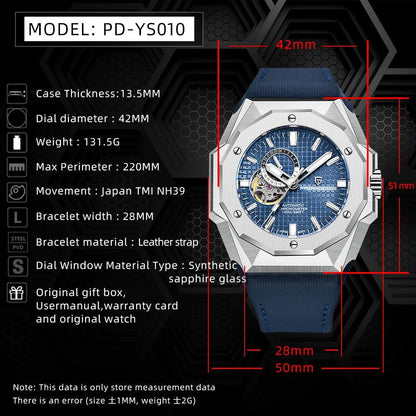 2023 New PAGANI DESIGN NH39 Men Mechanical Wristwatches Top Brand Waterproof Automatic Watch Luxury Sapphire Glass Watch For Men - RUBASO