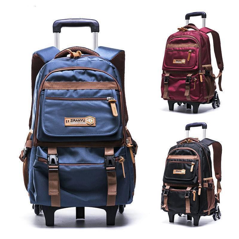 Fashion And Simple Children's Trolley School Backpack - RUBASO