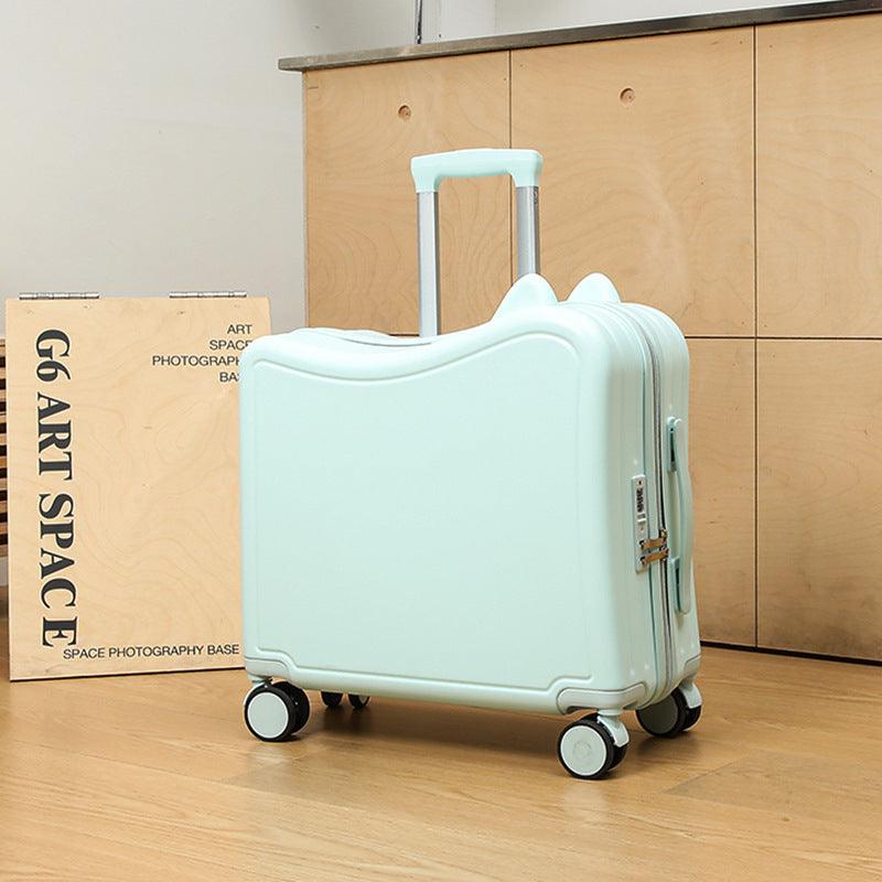 Children's Luggage Riding Trolley Case Mute Universal Wheel Boarding - RUBASO