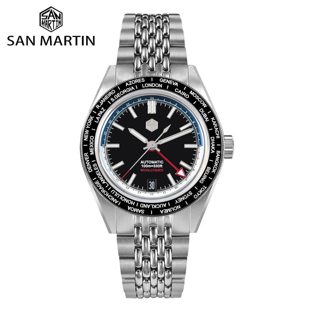 San Martin Design World Time Sport GMT SN0116G-1 (Automatic) - RUBASO