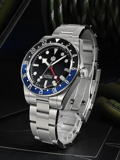 San Martin Luxury 39mm GMT SN0109 (Automatic) - RUBASO