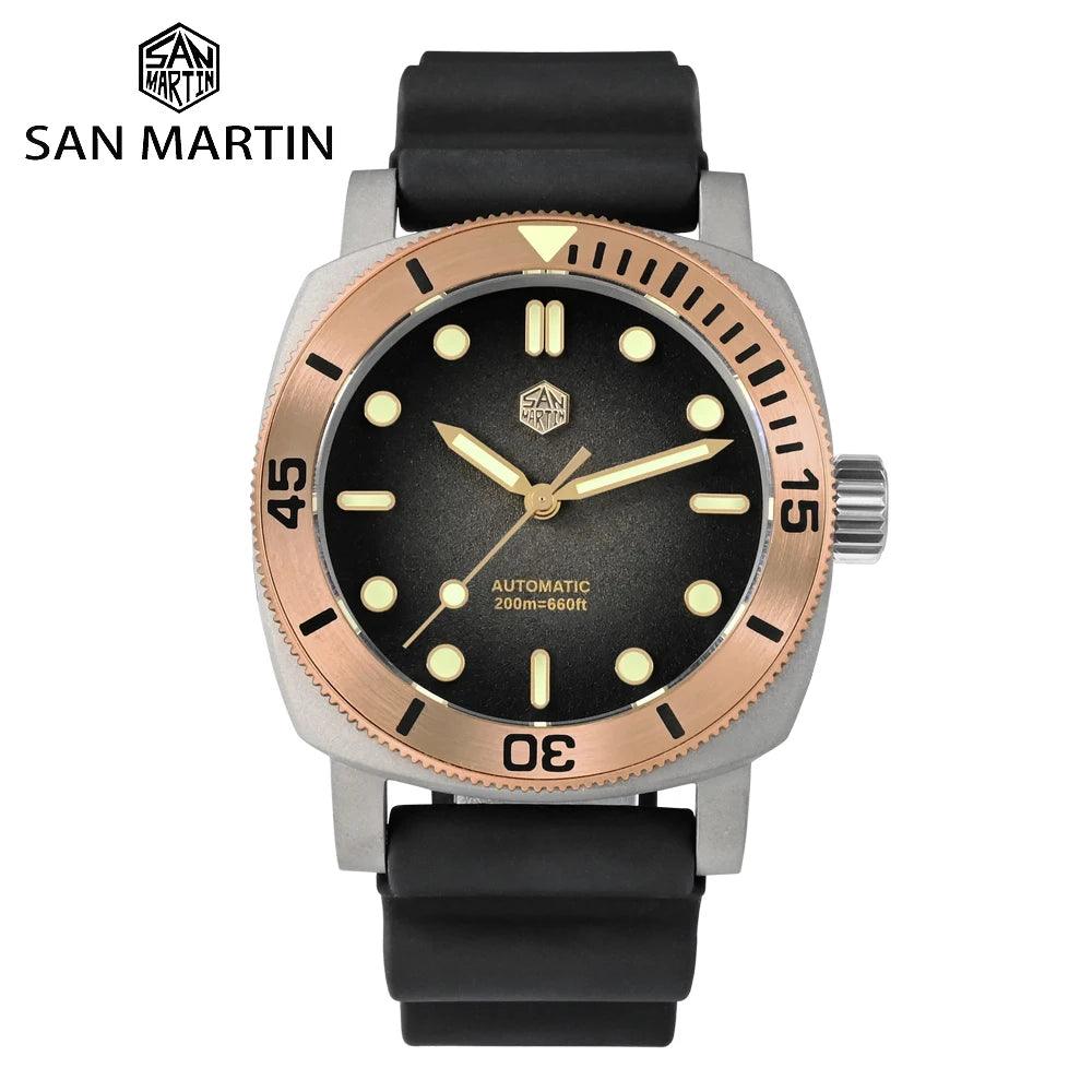 San Martin Grade 2 Titanium Men Diver SN0125-T (Automatic) - RUBASO