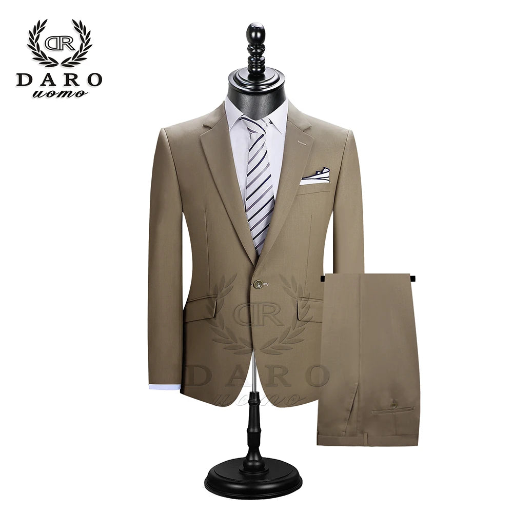 The Black Rose Premium Daro Uomo Casual Suit DR8158 (Two-Piece)