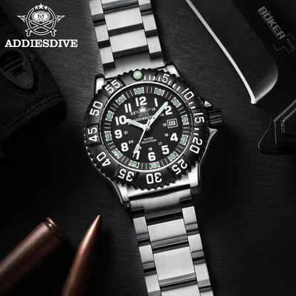 ADDIESDIVE MY-050S Sport Watch with Luminous Features and Miyota Movement (Quartz)