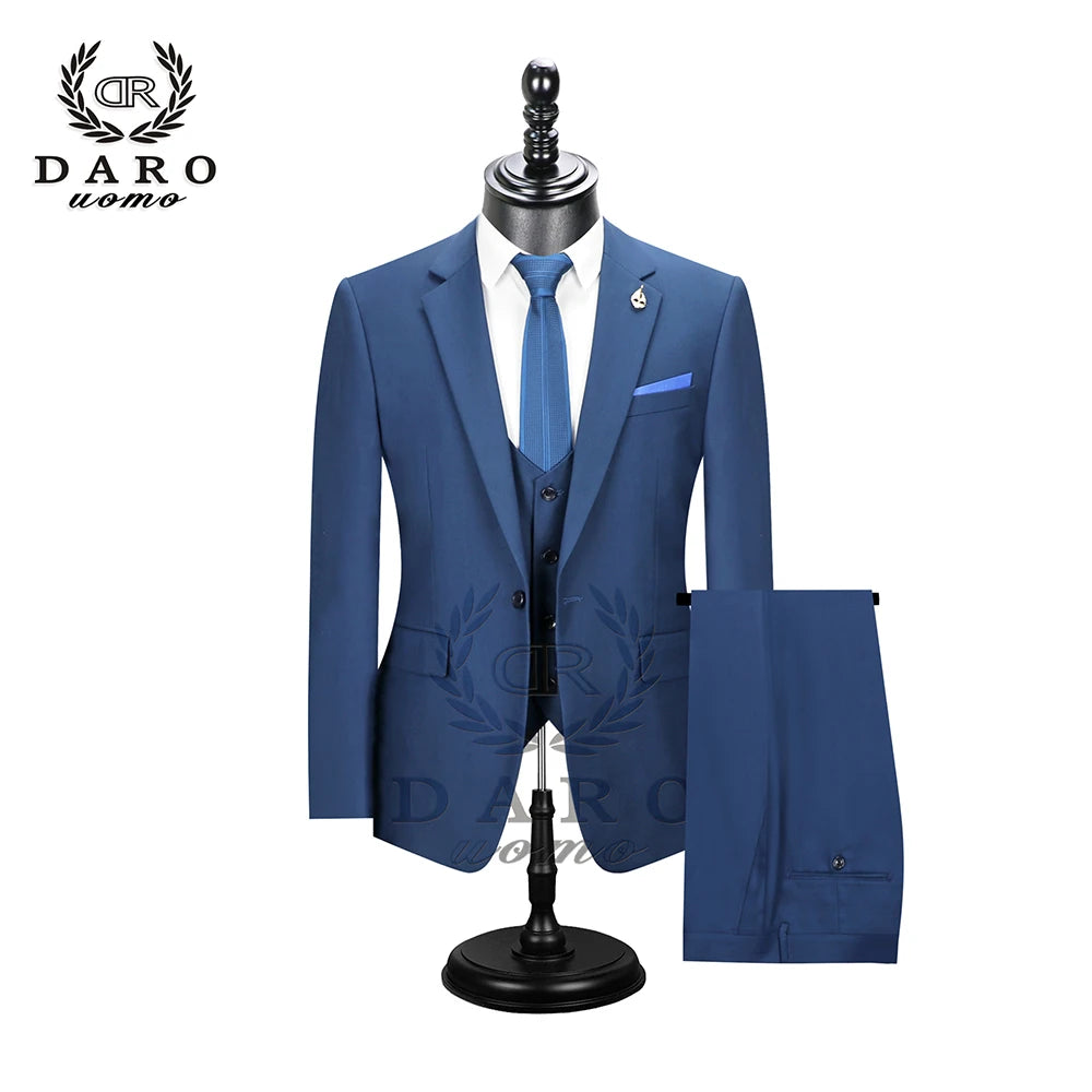 The Black Rose Premium Daro Uomo Business Suit (Three-Piece)