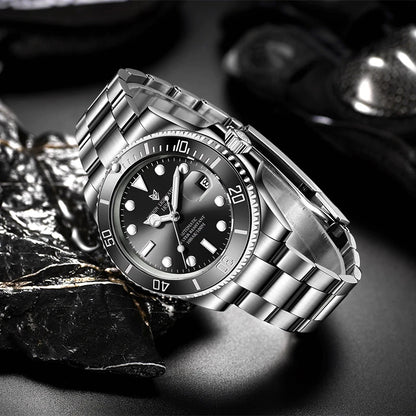 LIGE Mechanical Diver's Watch | Sporty & Durable Timepiece