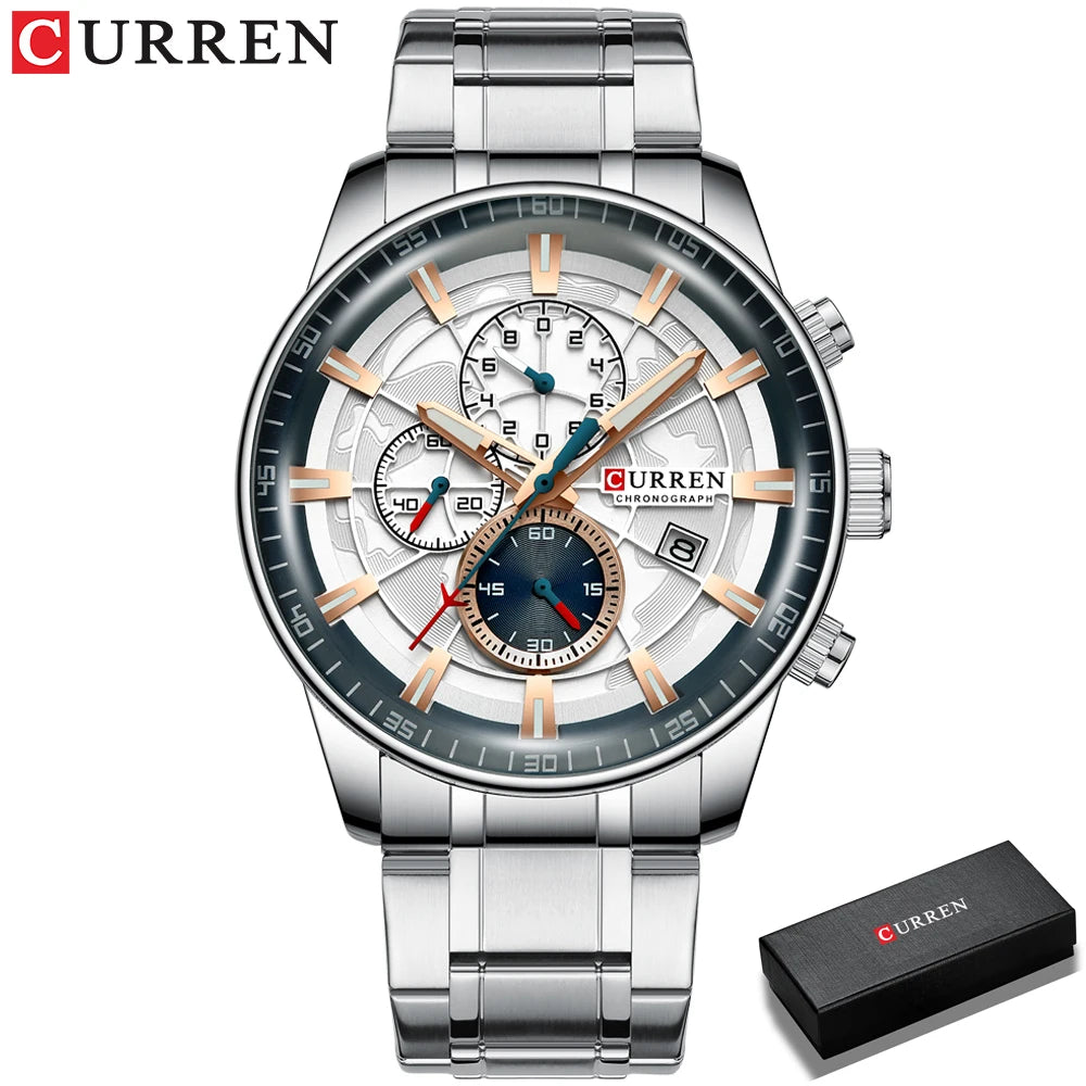 CURREN 8362 Luxury Casual Chronograph (Quartz)