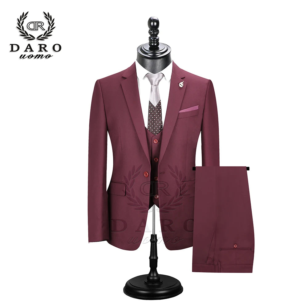 The Black Rose Premium Daro Uomo Business Suit (Three-Piece)