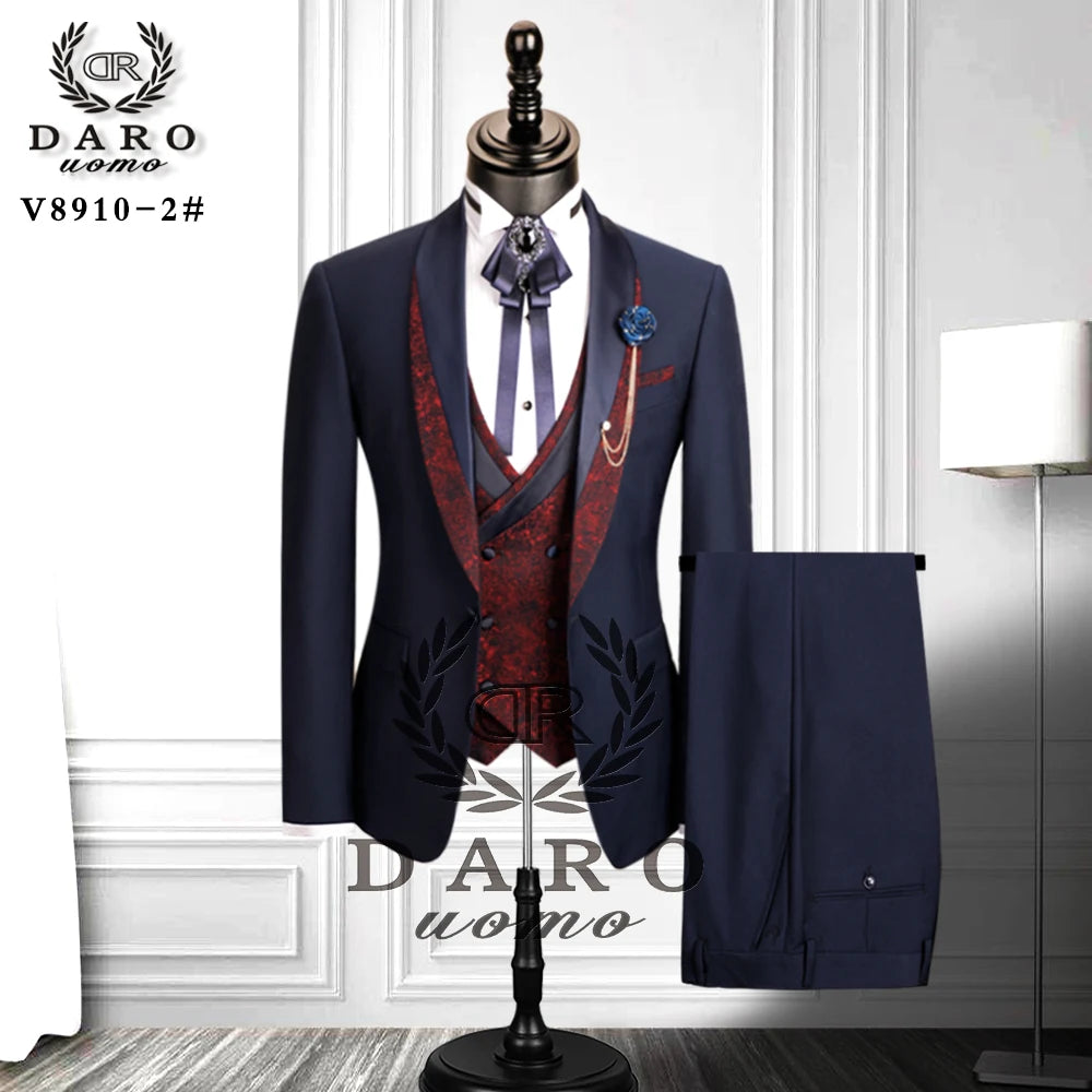 The Black Rose Premium Daro Uomo Formal Events Suit DRV8910-2 (Two-Piece)