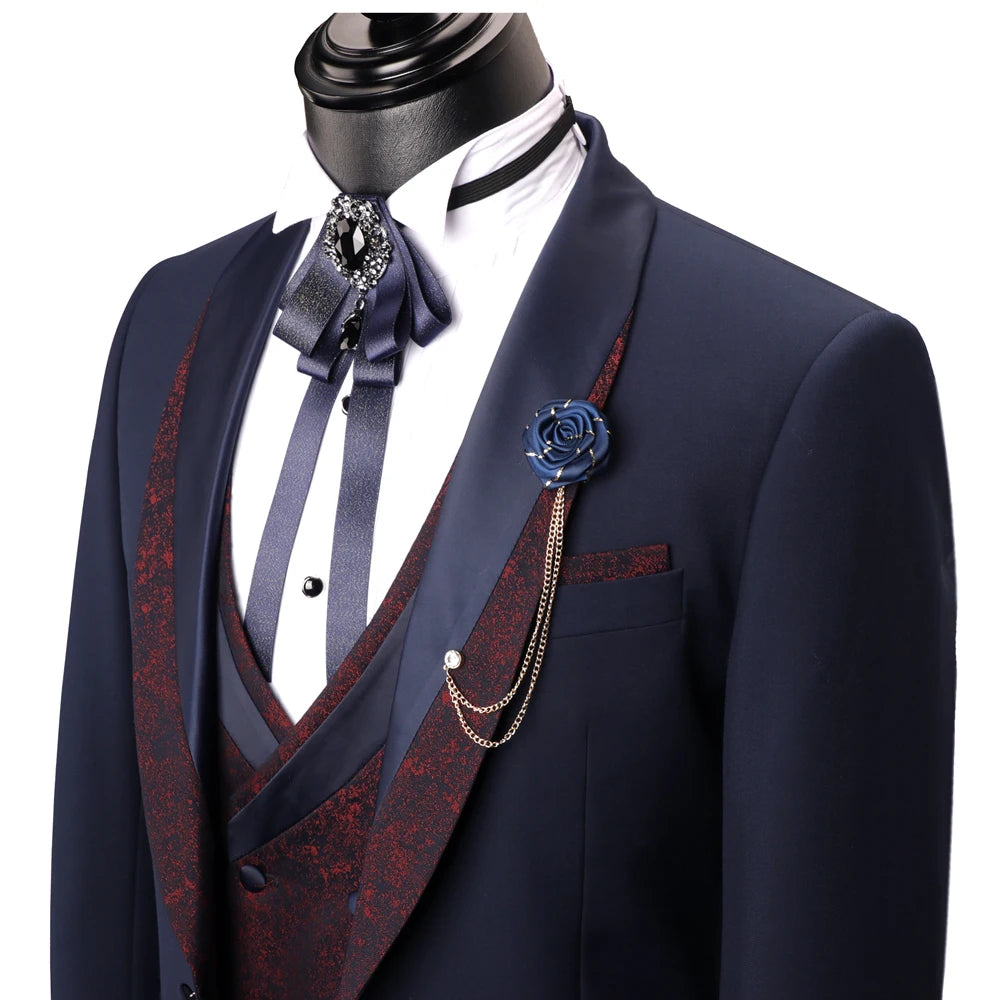 The Black Rose Premium Daro Uomo Formal Events Suit DRV8910-2 (Two-Piece)