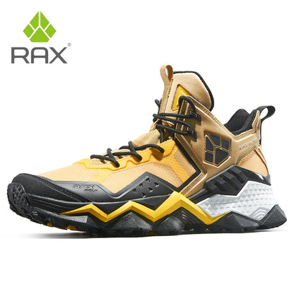 Rax Men  Waterproof Hiking Shoes Breathable Hiking Boots Outdoor Trekking Boots Sports Sneakers Tactical Shoes