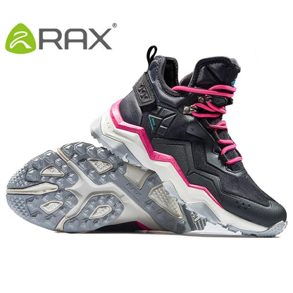 2024 RAX  Women Hiking Boots Waterproof Leather Mountaineering Ankle Boots Trekking Shoes Sport Sneakers Women Jogging Walking