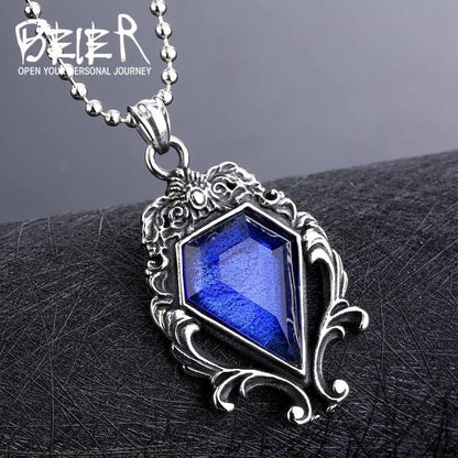 BEIER Necklace Magic Mirror Stone LLBP8-141P - RUBASO