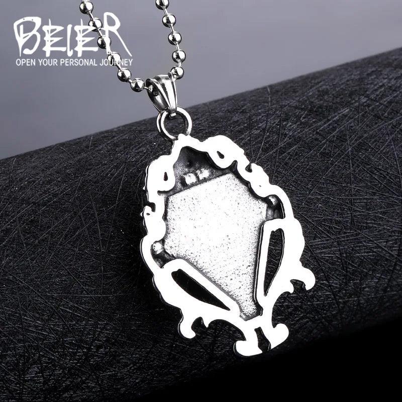 BEIER Necklace Magic Mirror Stone LLBP8-141P - RUBASO