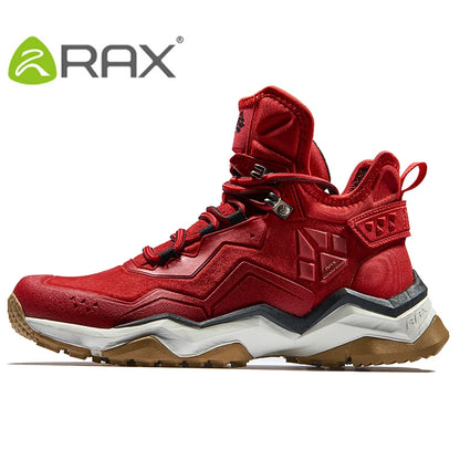 2024 RAX  Women Hiking Boots Waterproof Leather Mountaineering Ankle Boots Trekking Shoes Sport Sneakers Women Jogging Walking