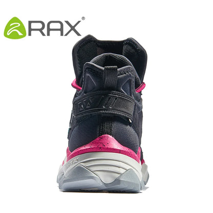 2024 RAX  Women Hiking Boots Waterproof Leather Mountaineering Ankle Boots Trekking Shoes Sport Sneakers Women Jogging Walking