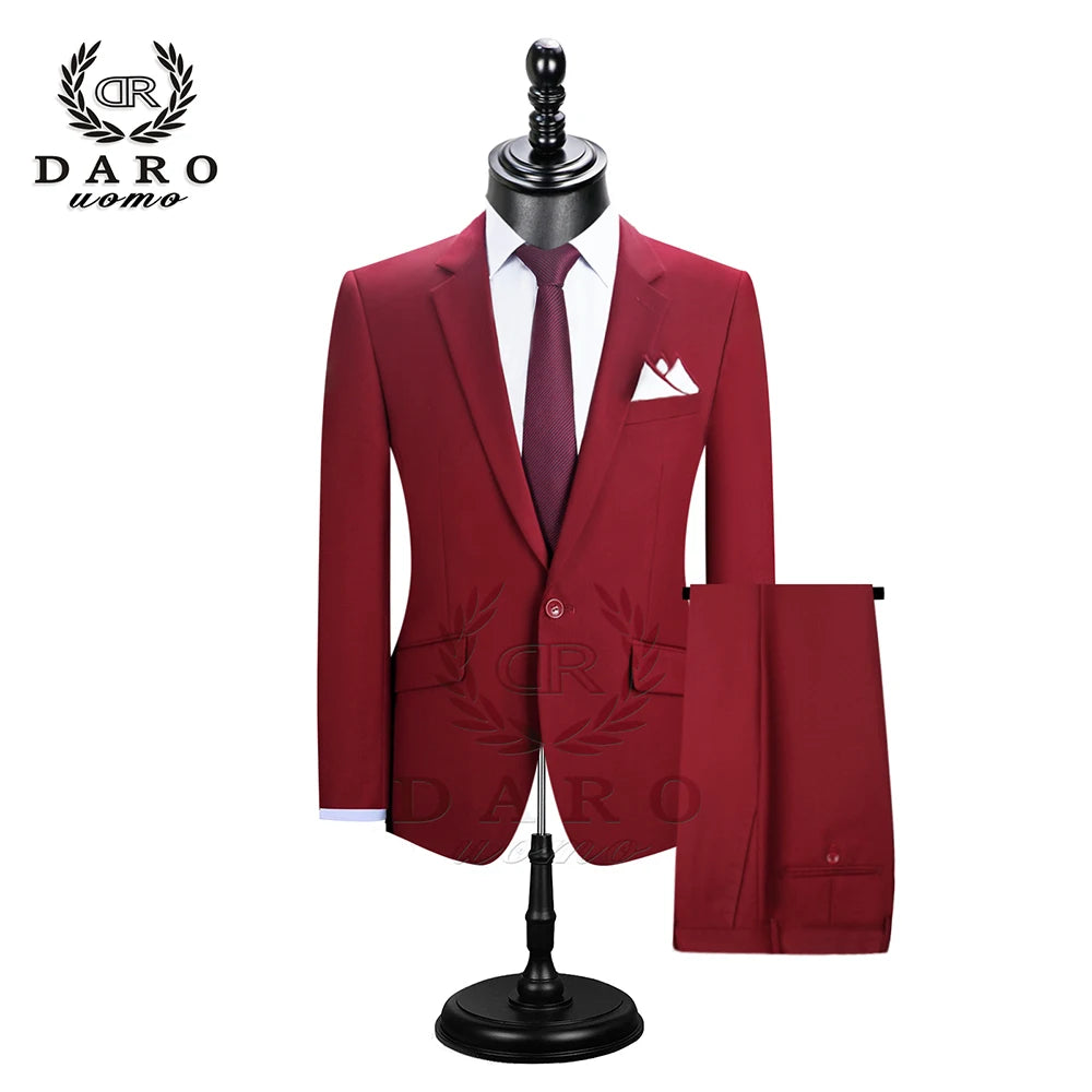 The Black Rose Premium Daro Uomo Casual Suit DR8158 (Two-Piece)