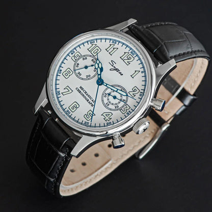 Sugess 1963 Pilot Air Force Enameled Dial Chronograph (Mechanical) - RUBASO