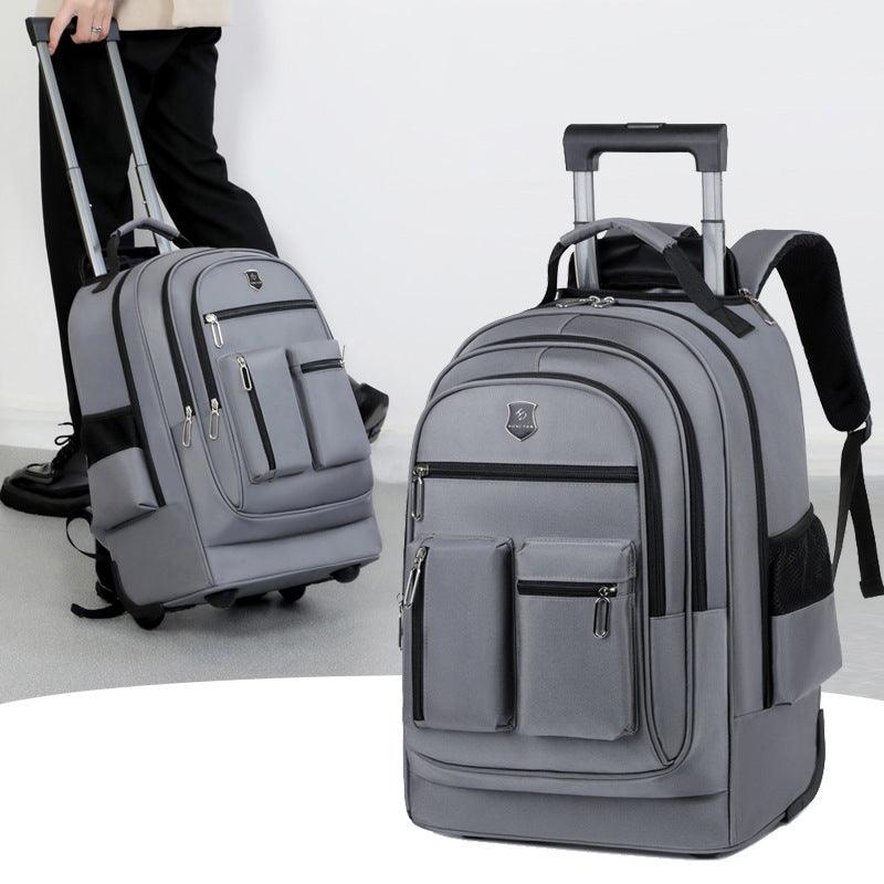 Trolley Backpack Ultra-light Large Capacity Single-directional Wheel - RUBASO