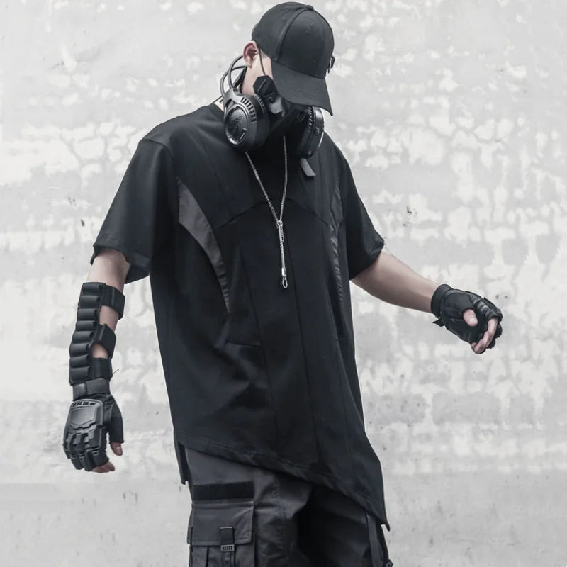 Techwear Deconstructive Patchwork T-Shirt