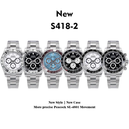 Sugess Daytona Limited Edition Panda Chronograph (Automatic) - RUBASO