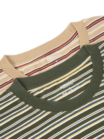 2024 Summer New Oversize Striped T-Shirts for Men