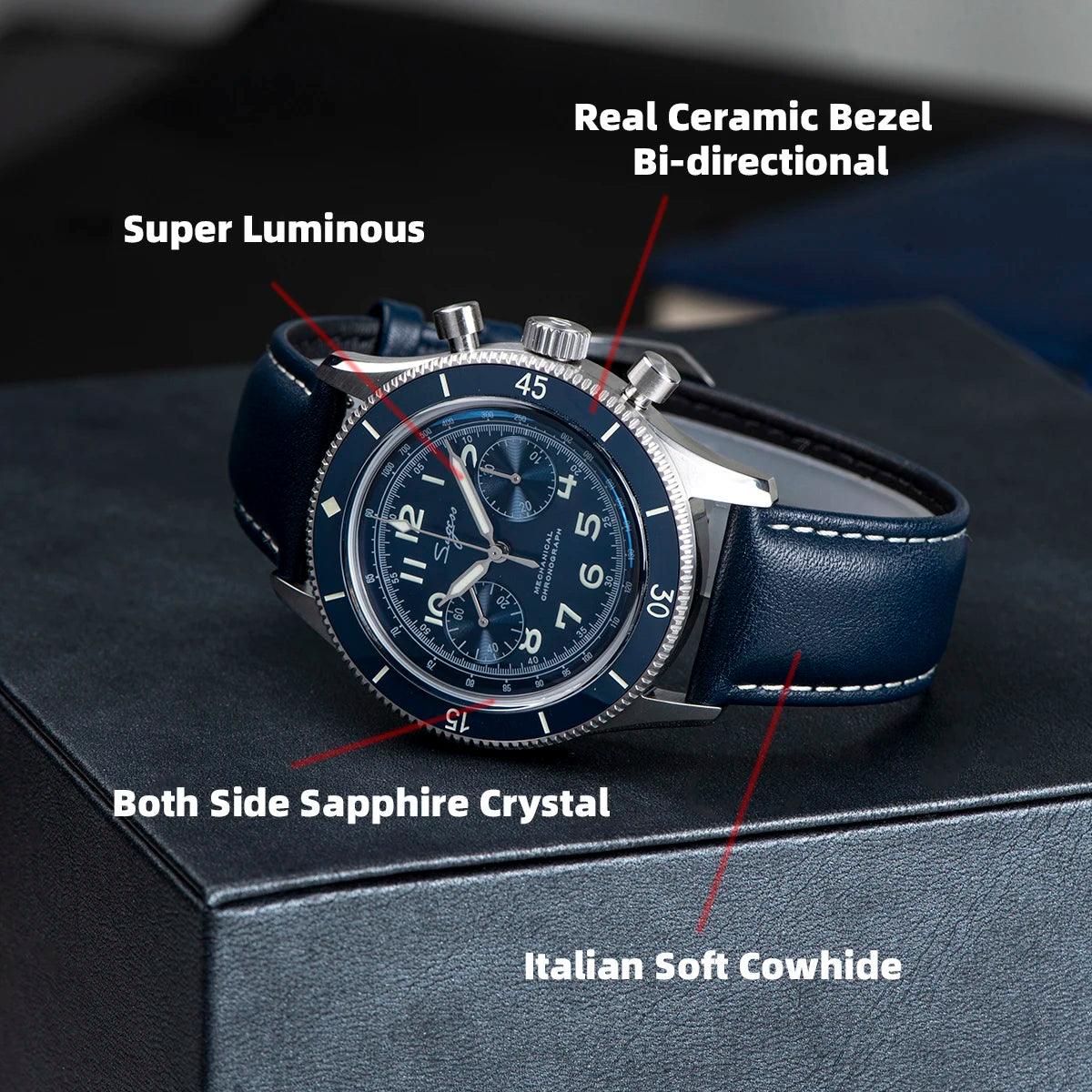 Sugess S423 Chronograph (Mechanical) - RUBASO