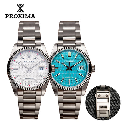 PROXIMA PX1690-JP 37mm Men Dress Watch Luxury Sapphire PT5000 Keyboard Dial (Automatic)