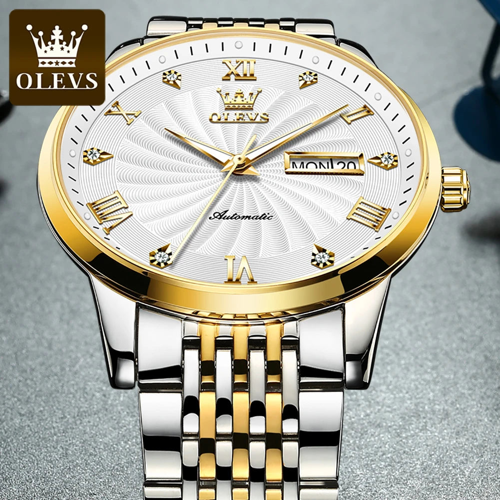 OLEVS 6630 Automatic Self-Wind Watch | Elegance Meets Functionality