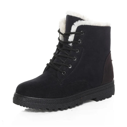 CAVIVA Snow Boots | Cozy Korean Style Ankle Boots with Plush Lining for Winter