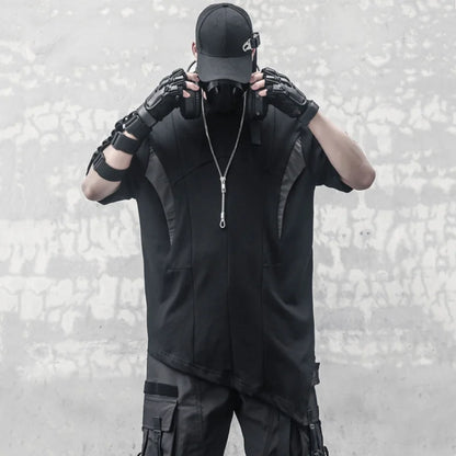 Techwear Deconstructive Patchwork T-Shirt