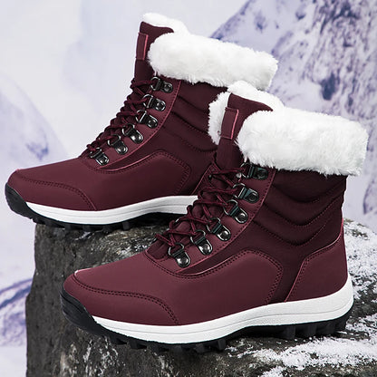 CAVIVA Women's Winter Snow Boots | Stylish & Cozy Mid-Calf Boots for Cold Weather