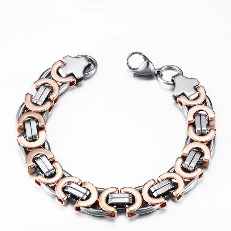 BEIER Men's Chain Link Bracelet - Model BR-C022 - RUBASO