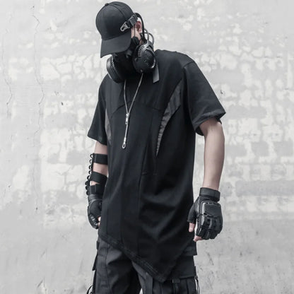 Techwear Deconstructive Patchwork T-Shirt