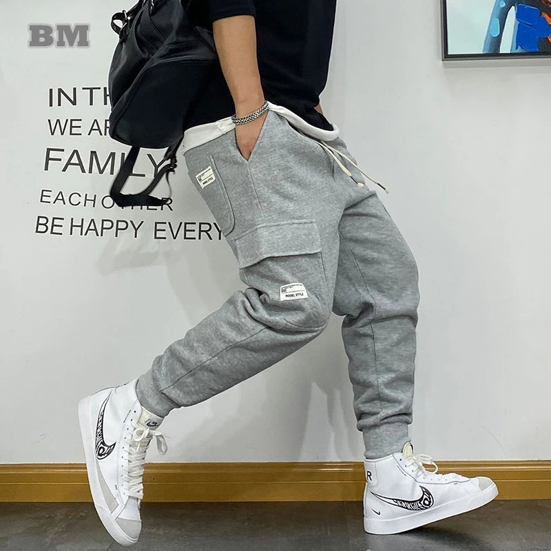 Casual Ankle-Length Cotton Joggers