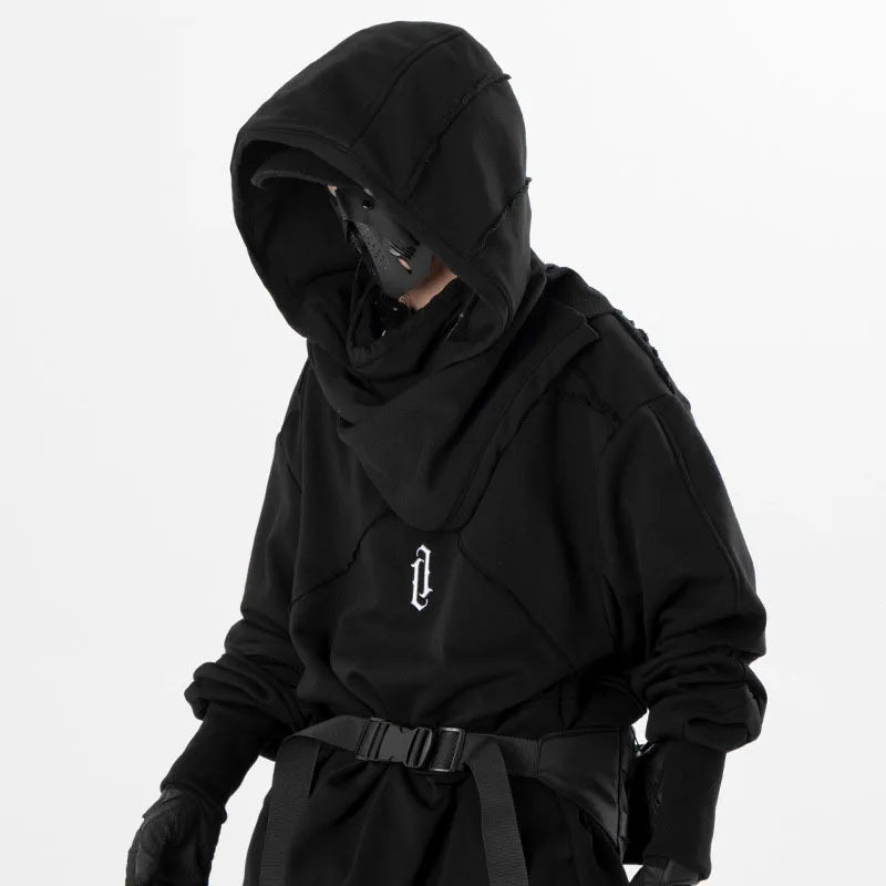 Heavy Industry Autumn/Spring Tactical Wizard Neck Collar Sweatshirt