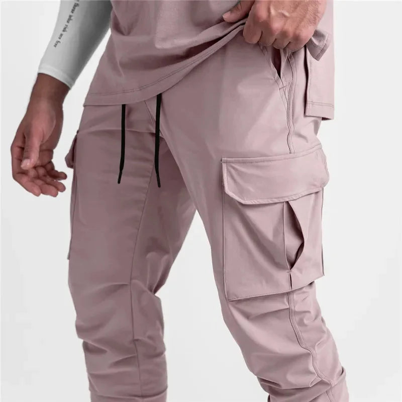 Fitness Thin Loose Fast Dry Elastic Jogging Trousers