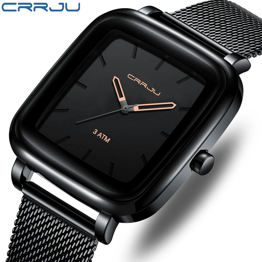 CRRJU Men’s Luxury Watch: Waterproof (Quartz)