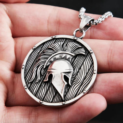 NORTHMAN Spartan Pendant Warrior Necklace - RUBASO