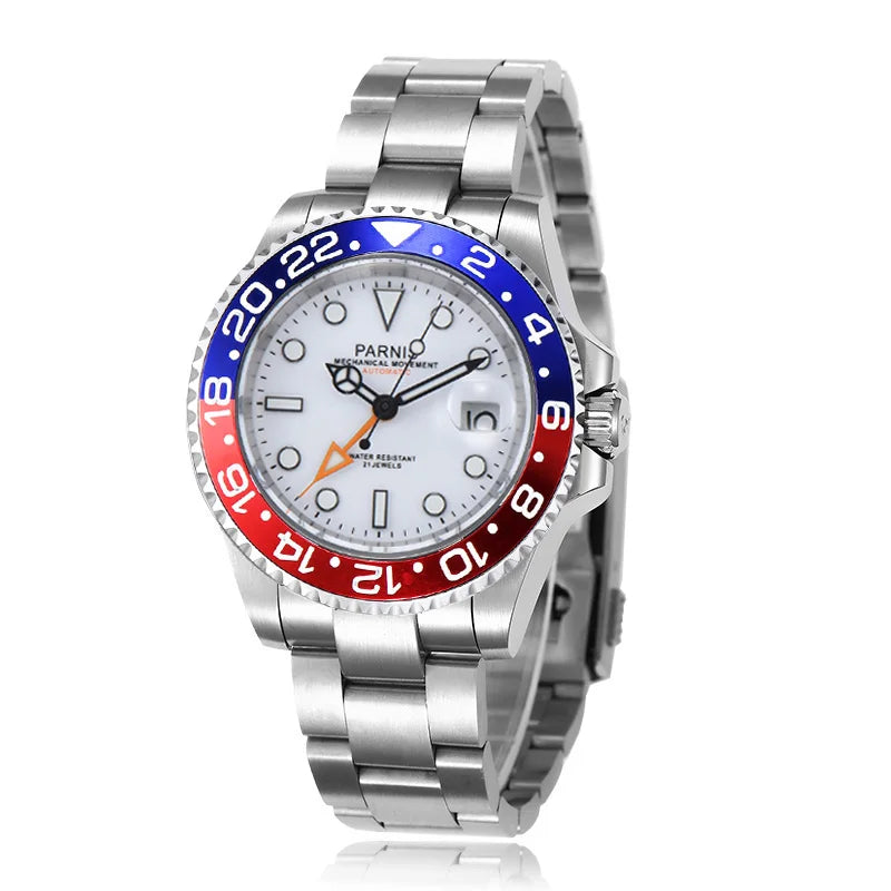 Parnis Drycona Dual Color PA2105 GMT (Mechanical)