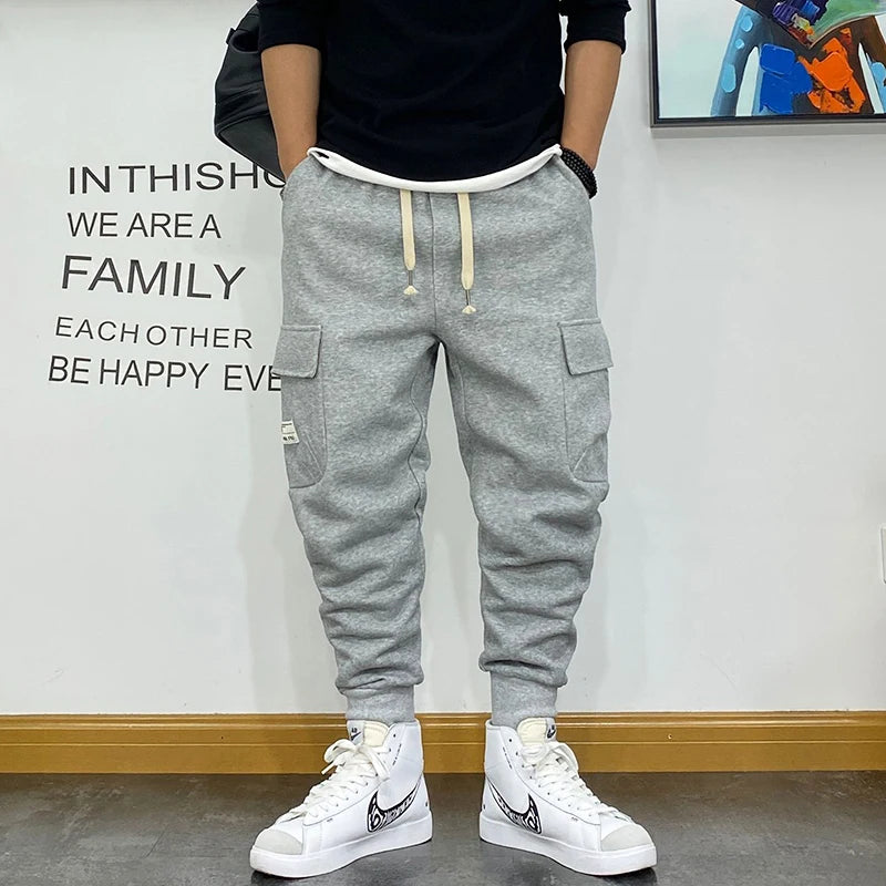 Casual Ankle-Length Cotton Joggers