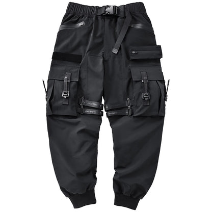 Urban Explorer LAB.07 Black Cargo Pants for Men