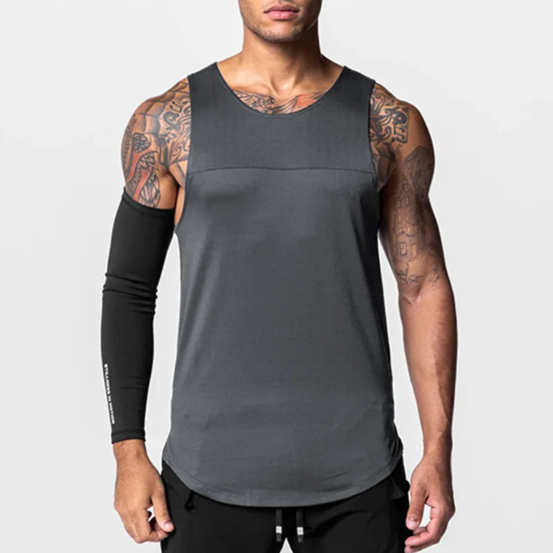 Casual Tank Top Quick Dry Workout Sleeveless Shirt Sportswear