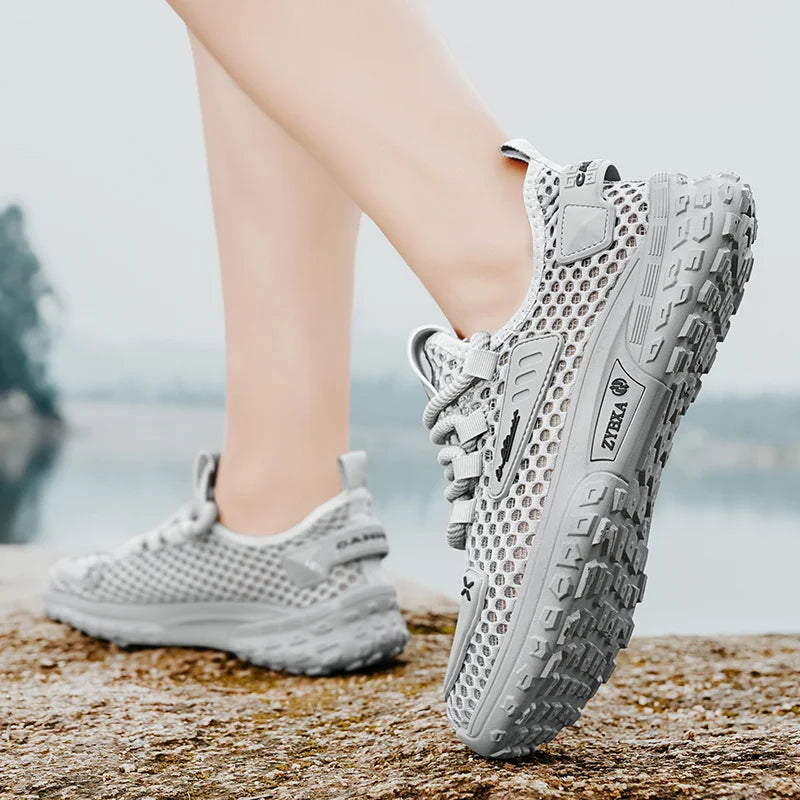 CYYTL Mesh Men Shoes Sneakers Summer Outdoor Casual Tennis Breathable Platform Hiking Walking Sport Running Designer Luxury Work