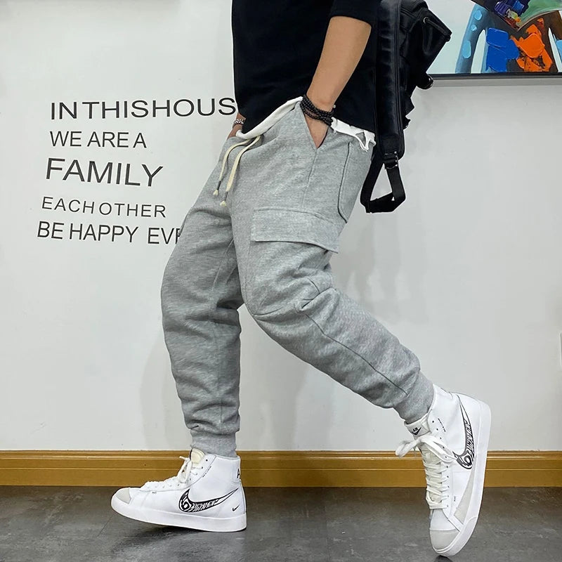 Casual Ankle-Length Cotton Joggers