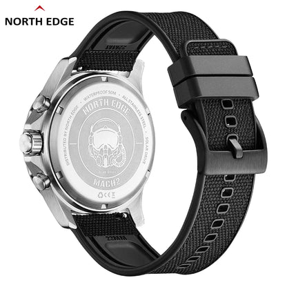 NORTH EDGE Solar Power MACH 2 Chronograph (Quartz)