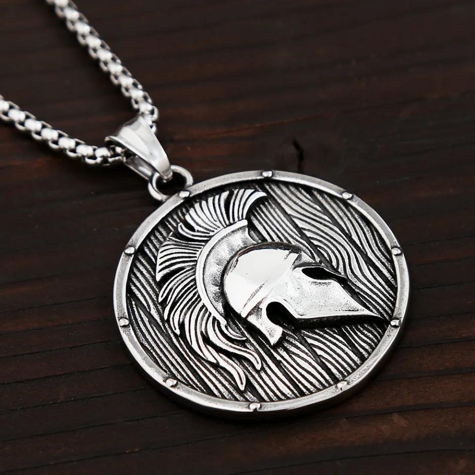 NORTHMAN Spartan Pendant Warrior Necklace - RUBASO