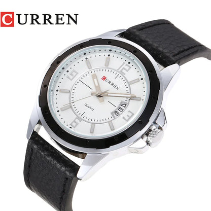 CURREN 8124 Luxury Famous Wristwatch (Quartz)